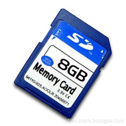 SD Card with Mechanical Writing Protection Switch, Driver-free and 128MB to 2GB Memory Capacity